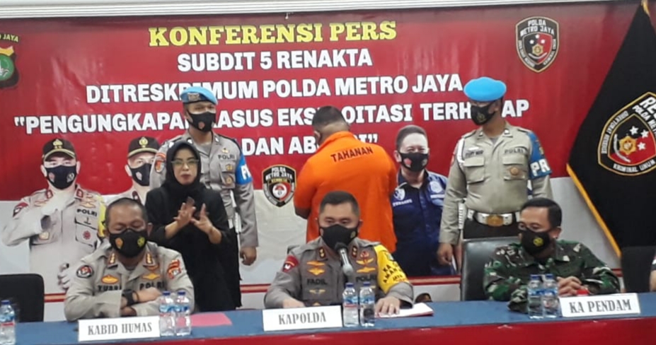 Jumpa pers Kapolda Metro Jaya